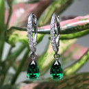 Brinco Gota de Cristal Luxury – Cravejado em Zircônia Premium