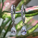 Brinco Gota de Cristal Luxury – Cravejado em Zircônia Premium