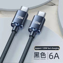 Cabo Tipo-C 120W Inteligente – Para Celular, Tablet e Notebook