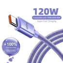 Cabo Tipo-C 120W Inteligente – Para Celular, Tablet e Notebook