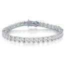 Pulseira Tennis Luxury Ice – Prata 925 e Zircônia 4A